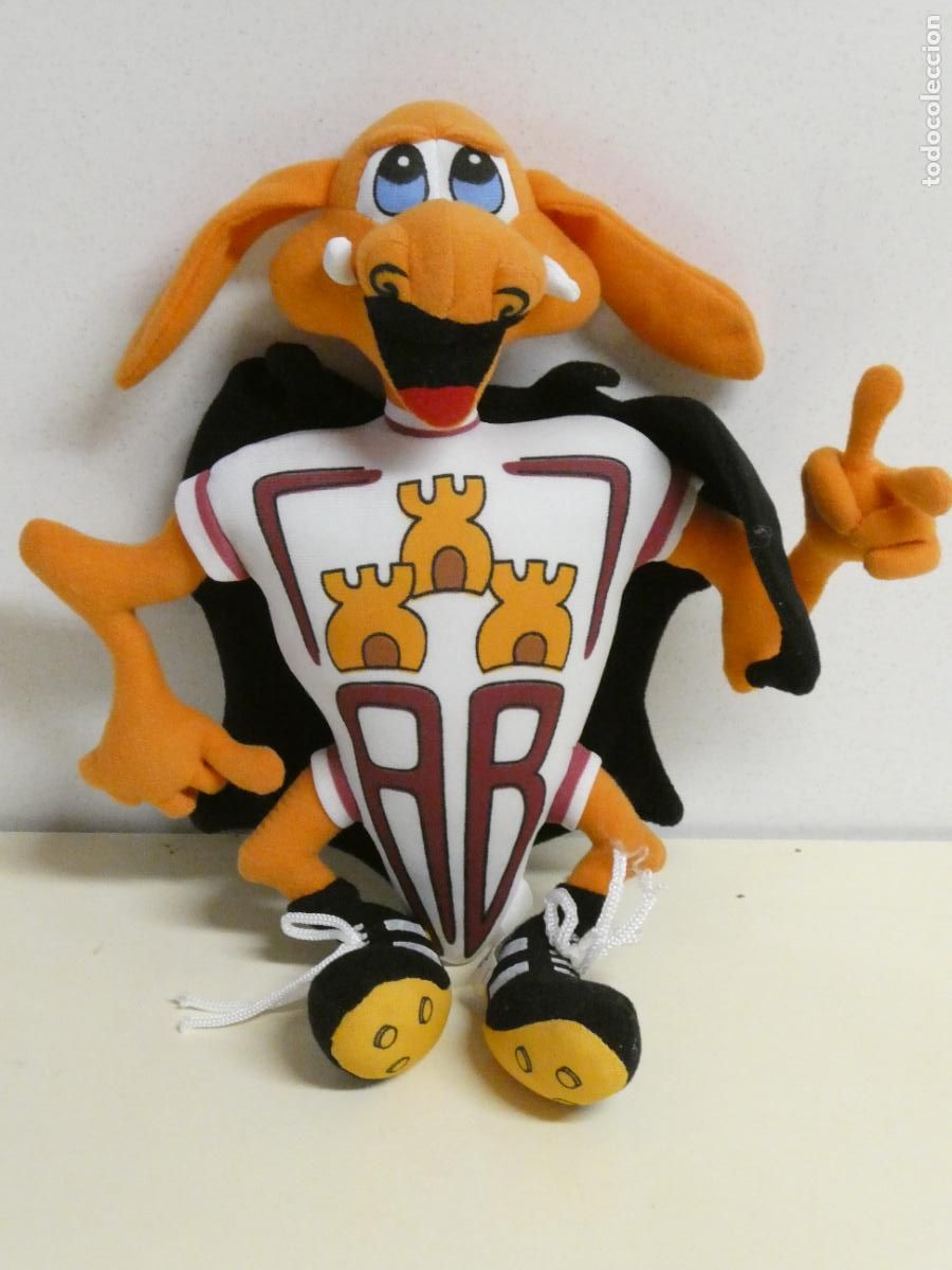 Sports collectibles: MASCOTA DE F&Uacute;TBOL. PELUCHE QUECETE ALBACETE BALOMPI&Eacute;. MURCI&Eacute;LAGO. 120GR
