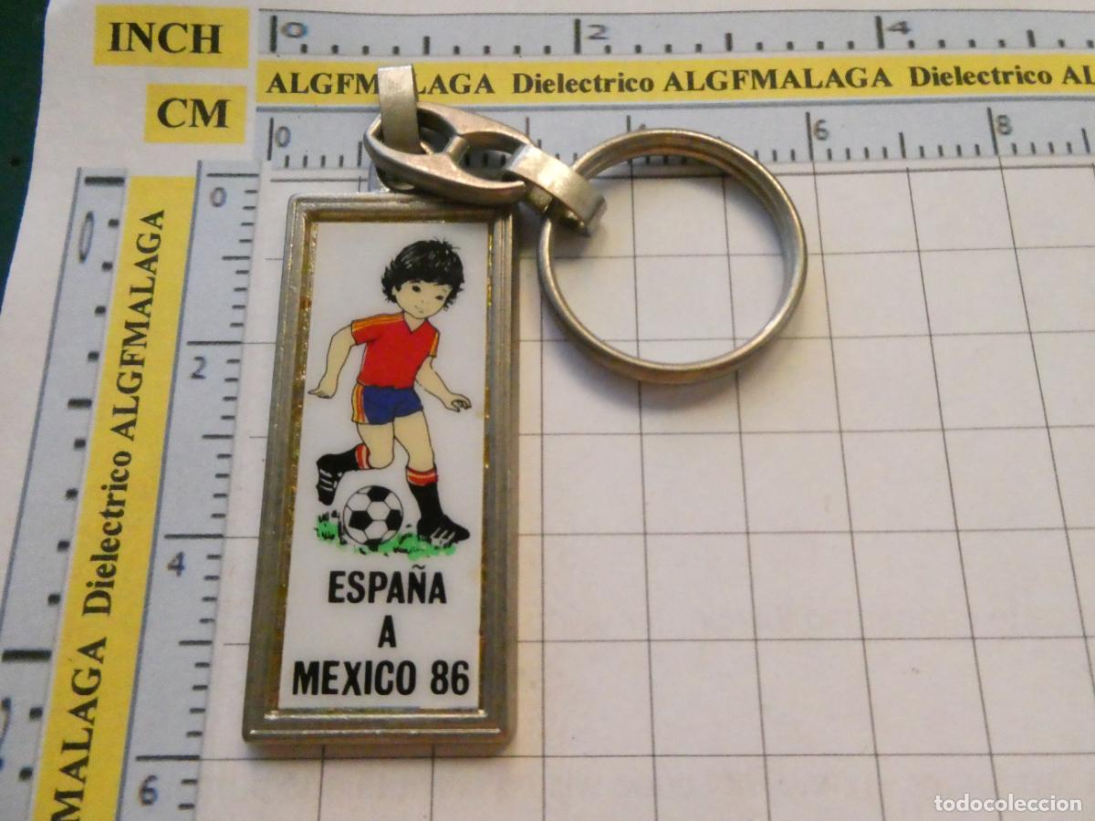 Sammelleidenschaft Sport: LLAVERO DE DEPORTES. F&Uacute;TBOL. COPA DEL MUNDO MUNDIAL M&Eacute;XICO 1986 86 ESPA&Ntilde;A