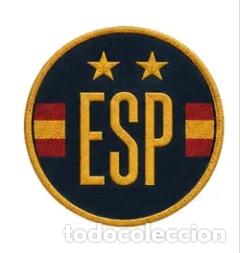 Sports collectibles: PARCHE BORDADO MUNDIAL DE FUTBOL 2026. ESPA&Ntilde;A CAMPEONA DEL MUNDO. N&ordm;5
