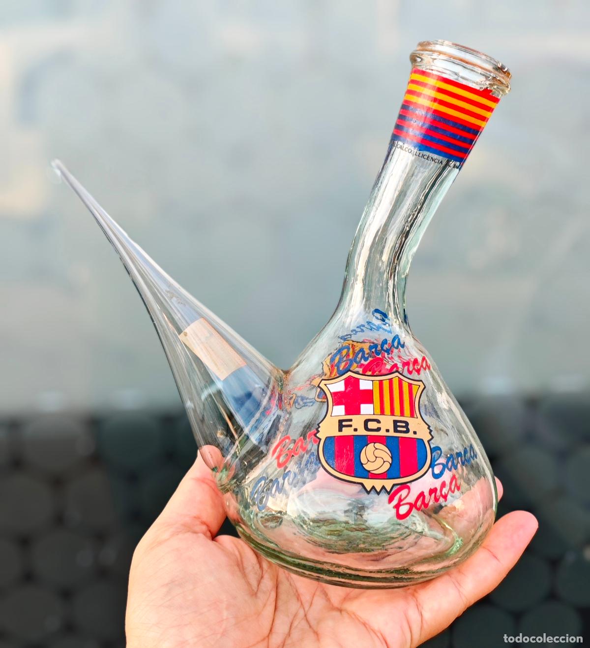 Coleccionismo deportivo: FUTBOL CLUB BARCELONA PORRON CRISTAL SERIGRAFIADO - PRODUCTO OFOICIAL BAR&Ccedil;A 21 CM ALTURA