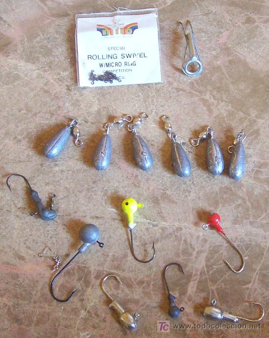 Coleccionismo deportivo: LOTE DE MATERIAL PARA LA PESCA - Foto 2