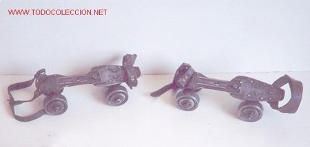 Sammelleidenschaft Sport: PATINES de HIERRO ANTIGUOS