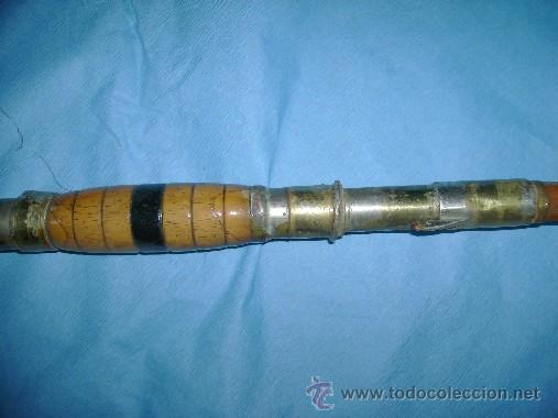 Coleccionismo deportivo: MANGO CA&Ntilde;A DE PESCAR ANTIGUA - Foto 3