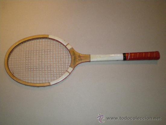 Coleccionismo deportivo: ANTIGUA RAQUETA DE MADERA - Foto 1