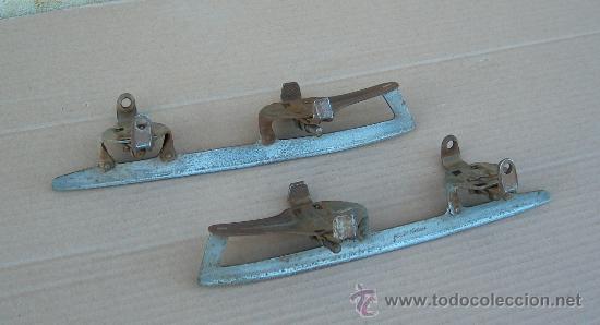 Coleccionismo deportivo: patines de hielo antiguos - Foto 2