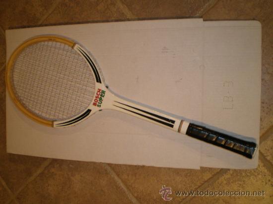 Coleccionismo deportivo: ANTIGUA RAQUETA DE MADERA - Foto 1