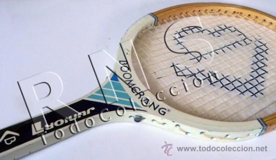 Sammelleidenschaft Sport: ANTIGUA RAQUETA DE MADERA BOOMERANG JUNIOR 1 - TENIS DEPORTE MATERIAL DEPORTIVO RETRO + EN VENTA