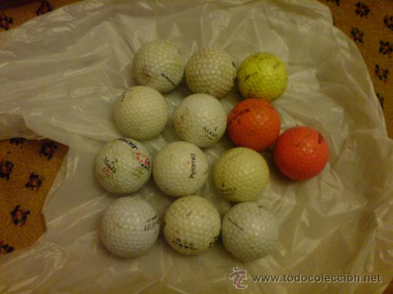 Coleccionismo deportivo: lote 13 pelotas golf - Foto 1