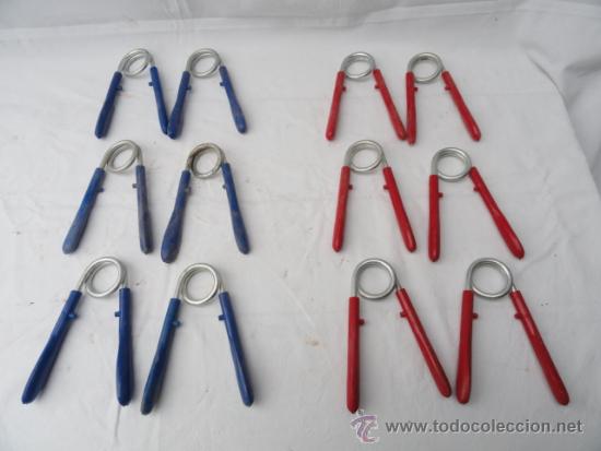 Collectionnisme sportif: LOTE DE 6 APARATOS DE MUSCULACI&Oacute;N DE LOS BRAZOS.