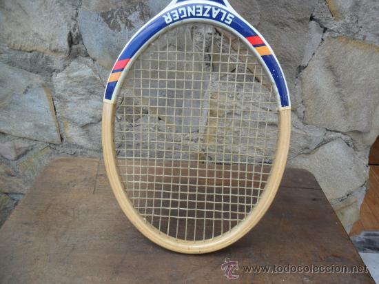 Raquette de tennis en bois Slazenger Blue Knight vintage