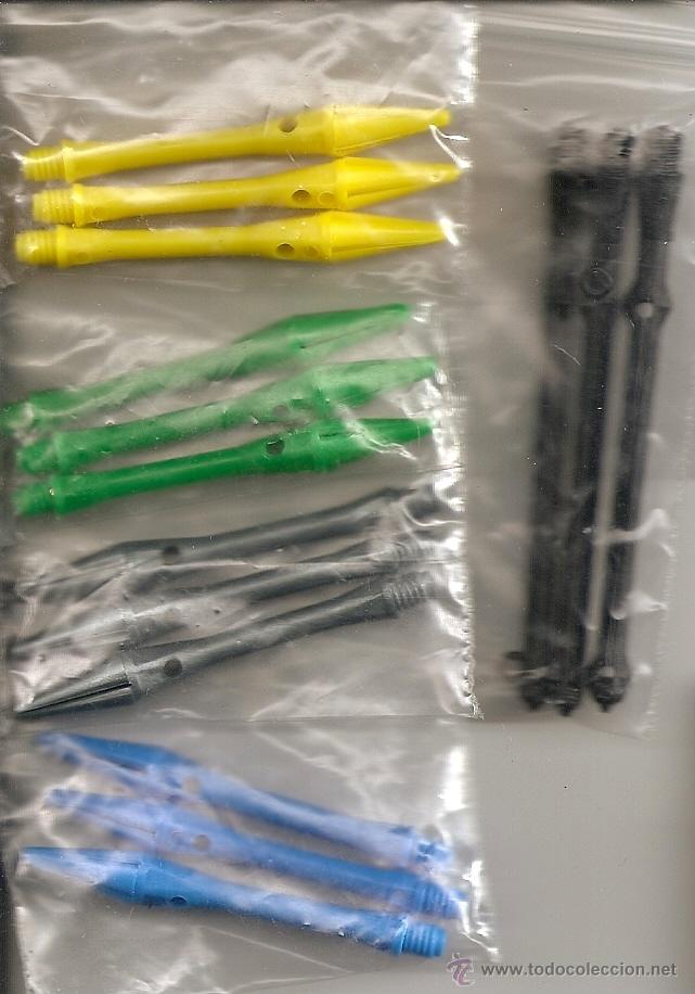 Coleccionismo deportivo: 5 juegos de ca&ntilde;as plastico - Foto 1