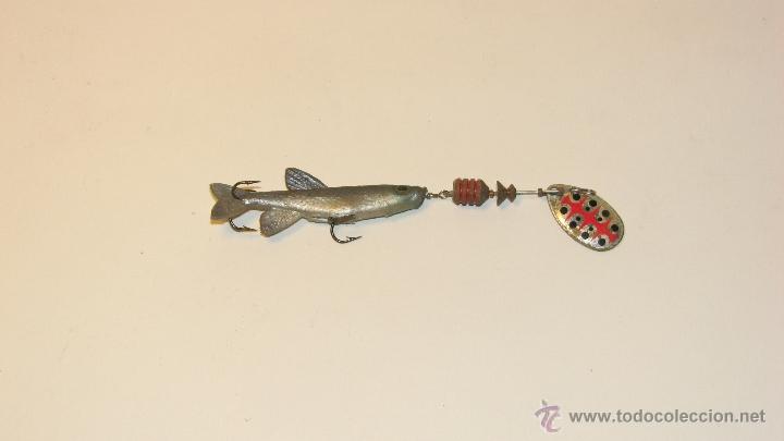 Collectionnisme sportif: ANTIGUO RECLAMO PARA PESCA AL CURRICAN Y SIMILAR
