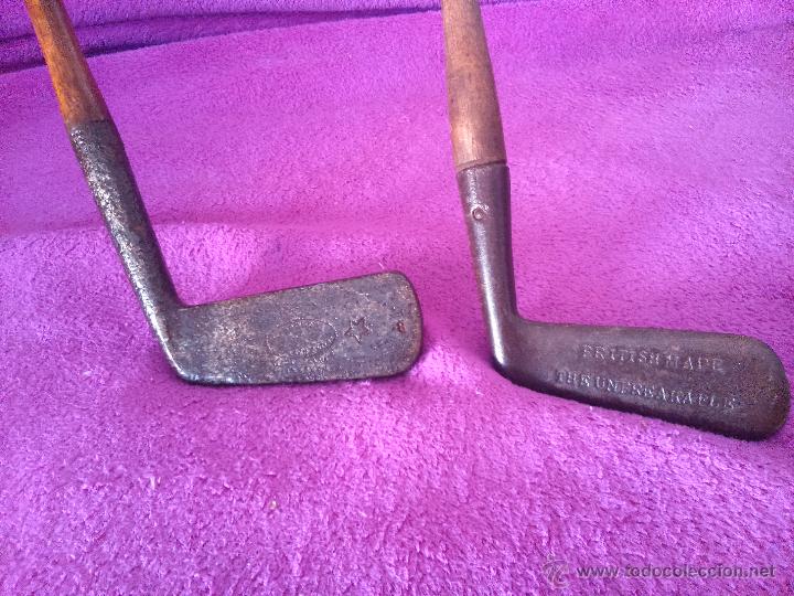 Coleccionismo deportivo: DOS PALOS DE GOLF INGLESES, DECADA DE LOS 20 - Foto 2