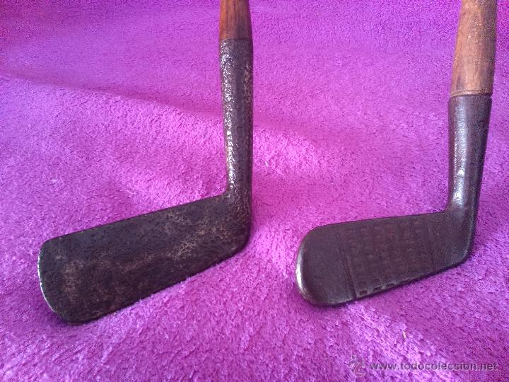 Coleccionismo deportivo: DOS PALOS DE GOLF INGLESES, DECADA DE LOS 20 - Foto 3