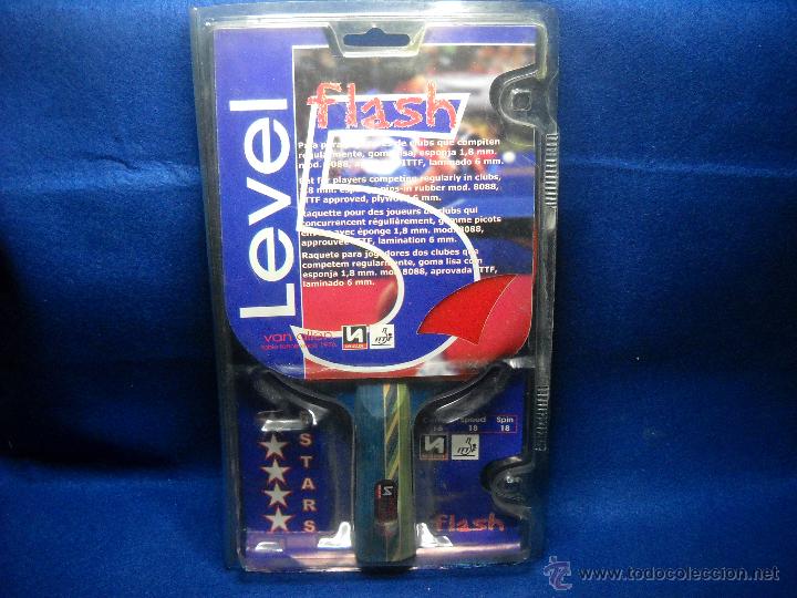 Coleccionismo deportivo: PALA NIVEL 5 DE PING PONG DE VAN HALEN - Foto 1