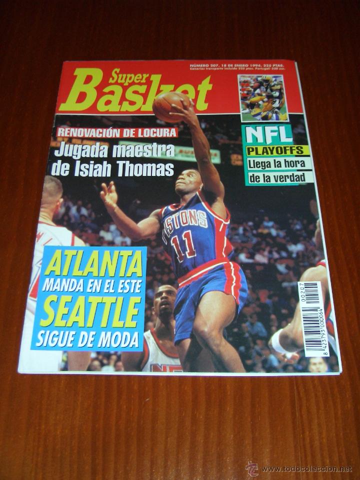 Sammelleidenschaft Sport: Superbasket N&ordm; 207 - Enero 1994 - En portada Isiah Thomas