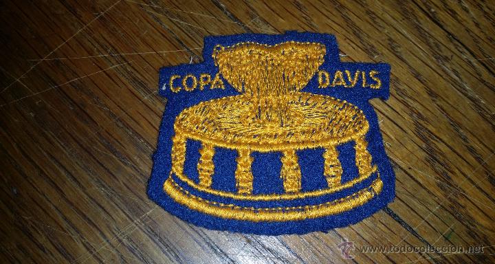Coleccionismo deportivo: PARCHE BORDADO DE LA COPA DAVIS DE TENIS - Foto 1