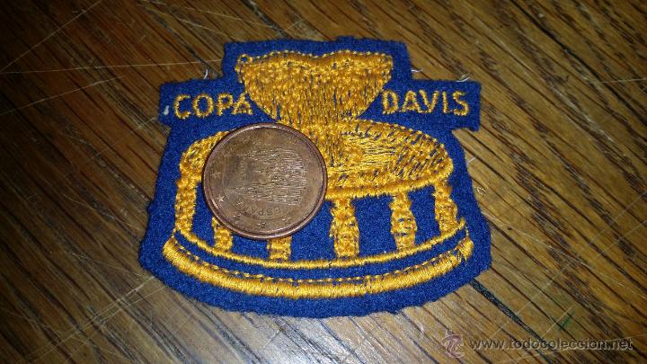 Coleccionismo deportivo: PARCHE BORDADO DE LA COPA DAVIS DE TENIS - Foto 2