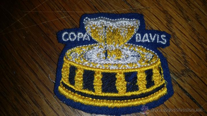 Coleccionismo deportivo: PARCHE BORDADO DE LA COPA DAVIS DE TENIS - Foto 1