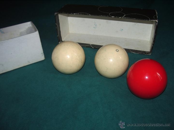 Coleccionismo deportivo: Juego BOLAS de BILLAR. - Foto 1