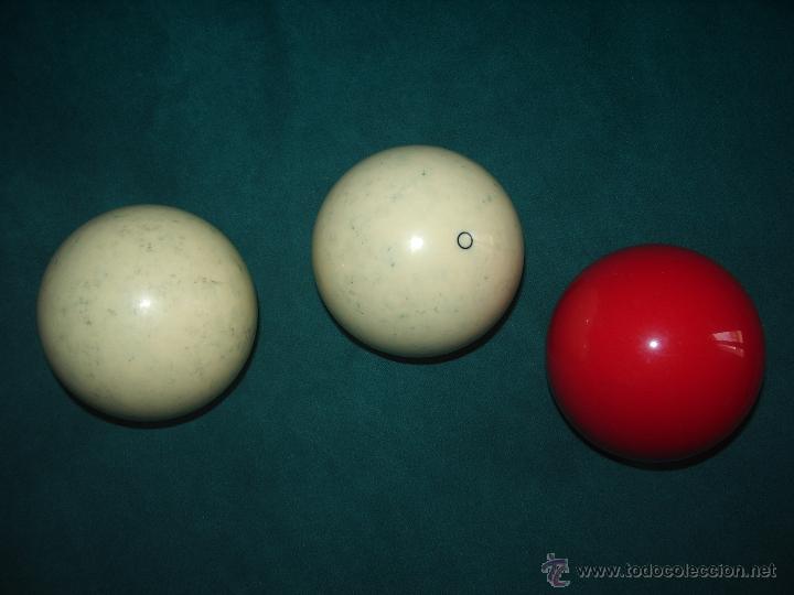 Coleccionismo deportivo: Juego BOLAS de BILLAR. - Foto 2
