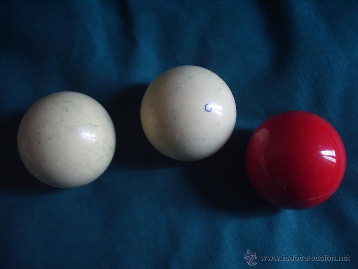 Coleccionismo deportivo: Juego BOLAS de BILLAR. - Foto 3