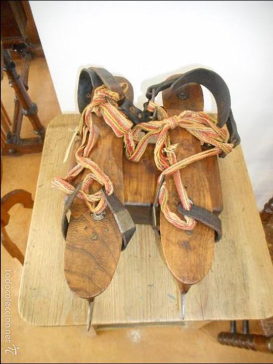 Coleccionismo deportivo: Patines sobre hielo - Foto 1