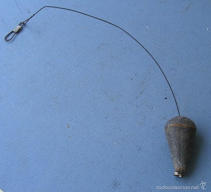 Coleccionismo deportivo: peso de plomo para la pesca 4cm aprox - Foto 1