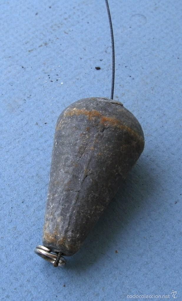 Coleccionismo deportivo: peso de plomo para la pesca 4cm aprox - Foto 2