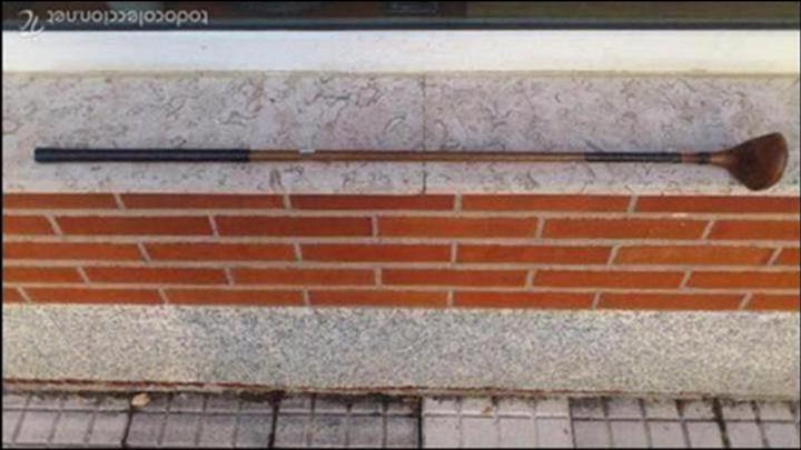 Coleccionismo deportivo: antiguo palo de golf - Foto 1