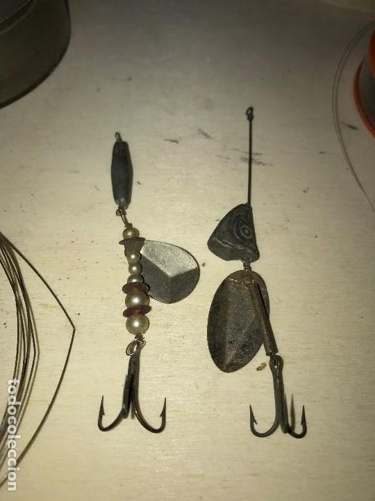 Coleccionismo deportivo: GRAN LOTE DE PESCA - PLOMOS BOYAS CABLES HILO - Foto 7