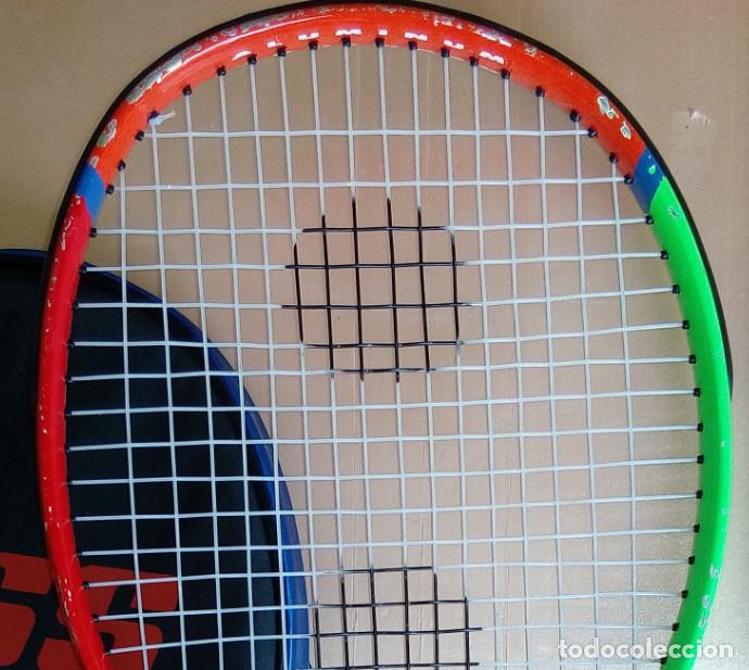 Coleccionismo deportivo: RAQUETA DE TENIS DSS CON FUNDA - Foto 5