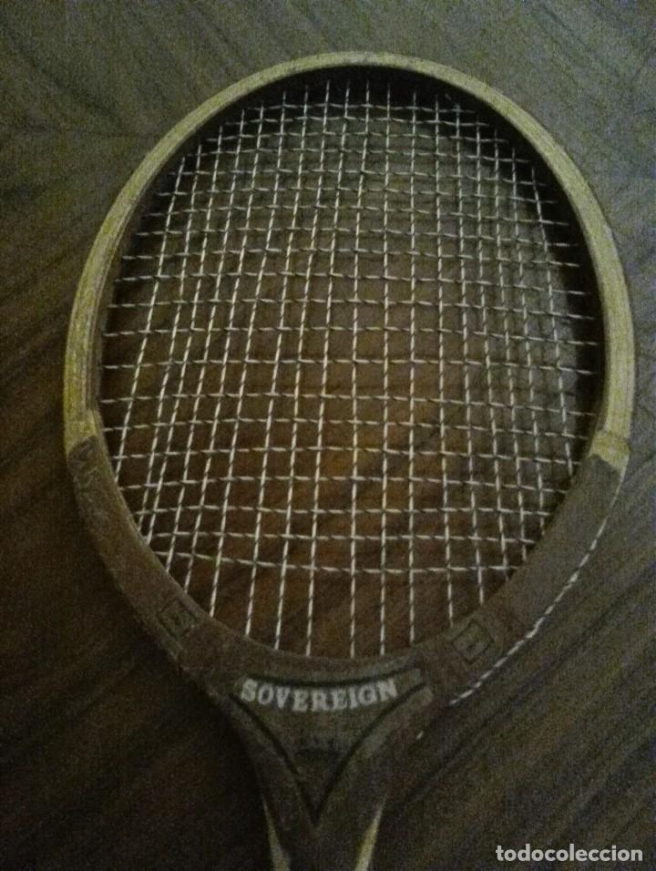 Coleccionismo deportivo: Raqueta Sovereign - Foto 2