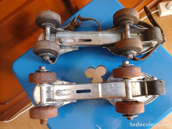 Coleccionismo deportivo: patines Sancheski antiguos - Foto 2