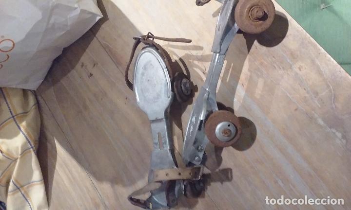 Coleccionismo deportivo: patines Sancheski antiguos - Foto 3