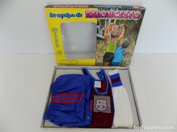 Sammelleidenschaft Sport: Traje Tu Equipo de Baloncesto-Barcelona. Talla 2. Original A&ntilde;os 80. Nuevo, a estrenar!