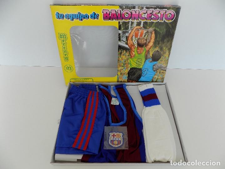 Sammelleidenschaft Sport: Traje Tu Equipo de Baloncesto-Barcelona. Talla 4. Original A&ntilde;os 80. Nuevo, a estrenar!