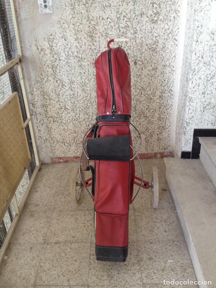 Coleccionismo deportivo: CARRO Y BOLSA CON PALOS GOLF - Foto 5