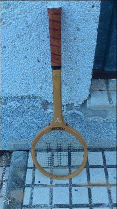 Sammelleidenschaft Sport: antigua raqueta tenis