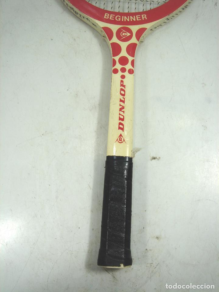 raqueta de tenis antigua de madera dunlop flash - Compra venta en