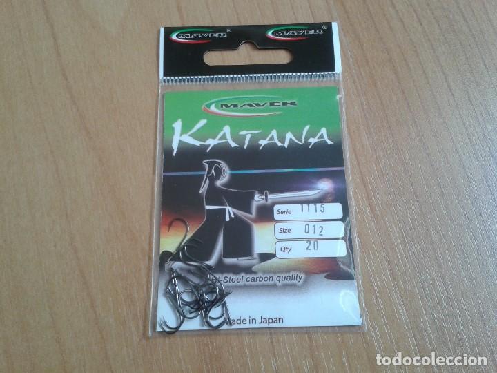 Collezionismo sportivo: Anzuelos peque&ntilde;os ( 20 ) -- Pesca -- Maver -- Katana -- Size 12 -- Nuevos precintados