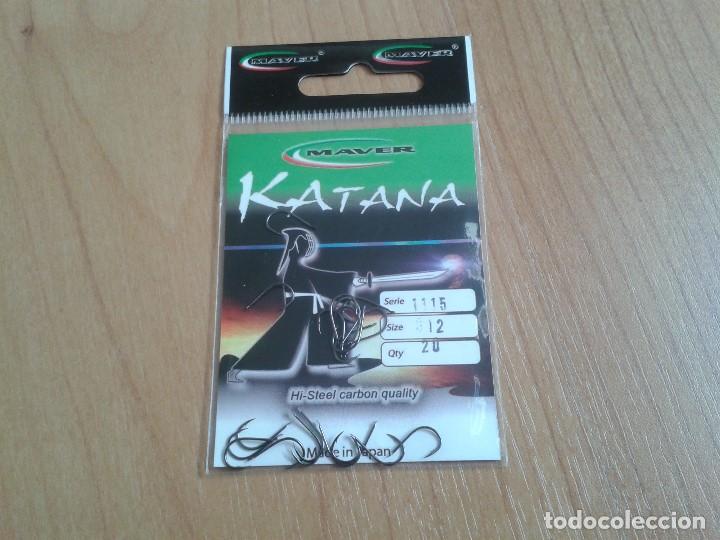 Collezionismo sportivo: Anzuelos peque&ntilde;os ( 20 ) -- Pesca -- Maver -- Katana -- Size 12 -- Nuevos precintados