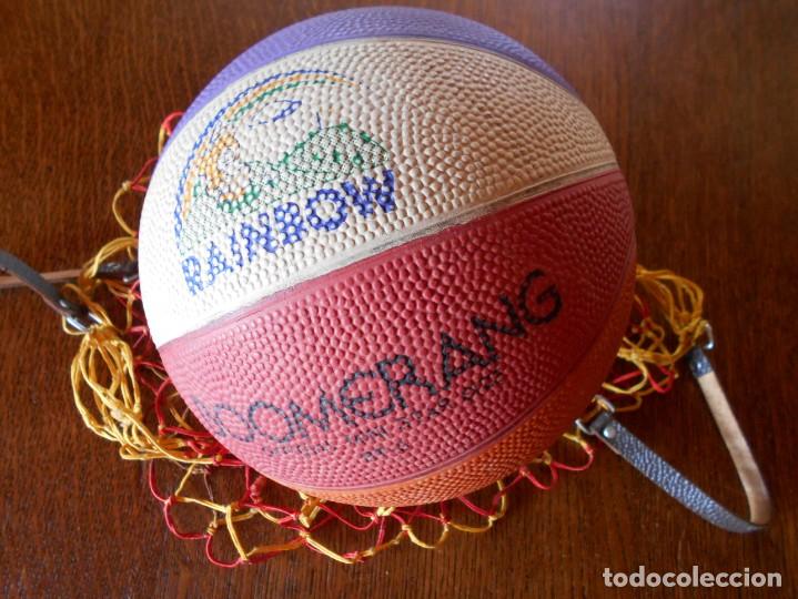Collectionnisme sportif: VINTAGE A&Ntilde;OS 60/70 BAL&Oacute;N DE BALONCESTO BOOMERANG RAINBOW,OFICIAL MINI STAR,SIZE RT-3