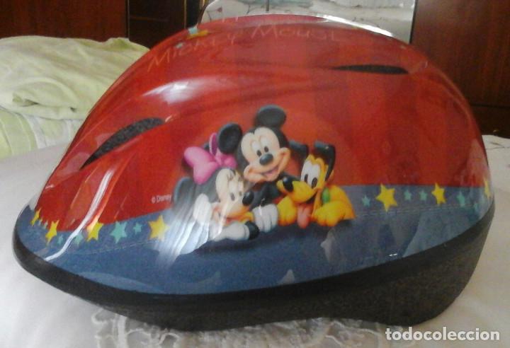 Casco Bici Protezione Mickey Mouse 2 3 4 anni per Bambino