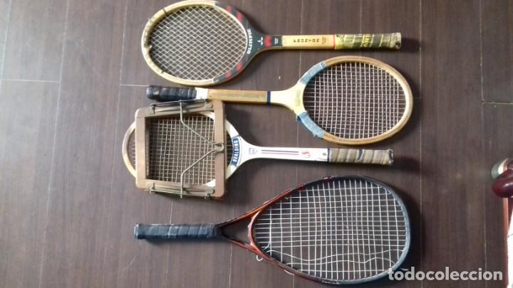 cuatro raquetas antiguas olimpic fronton - co - Compra venta en