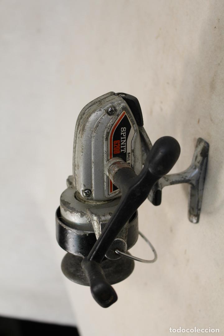 Coleccionismo deportivo: ANTIGUO CARRETE DE PESCA SPINIT 6200 - Foto 4