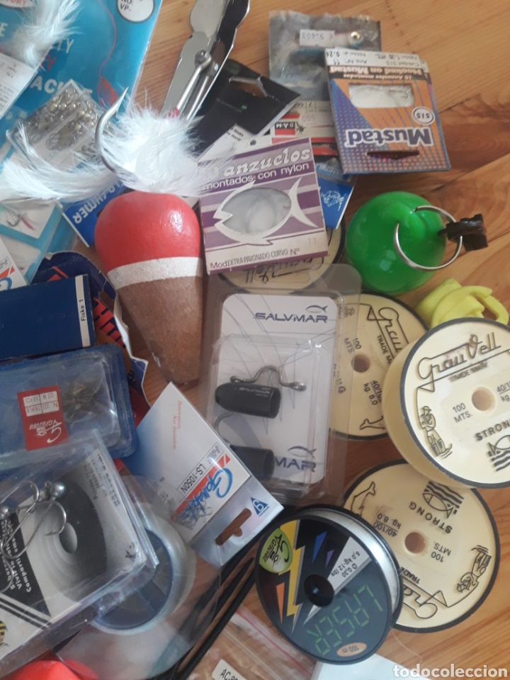 Coleccionismo deportivo: Lote articulos pesca - Foto 4