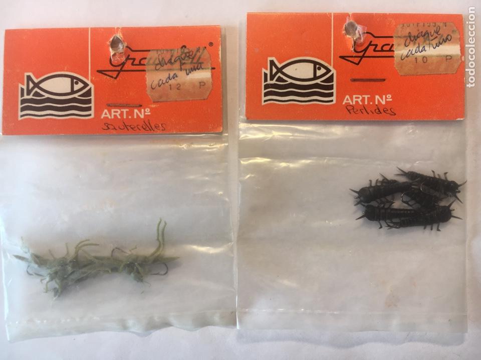 Collectionnisme sportif: ANTIGUOS ART&Iacute;CULOS PARA PESCA (SAUTARELLES Y PERLIDES) MARCA GRAU VELL