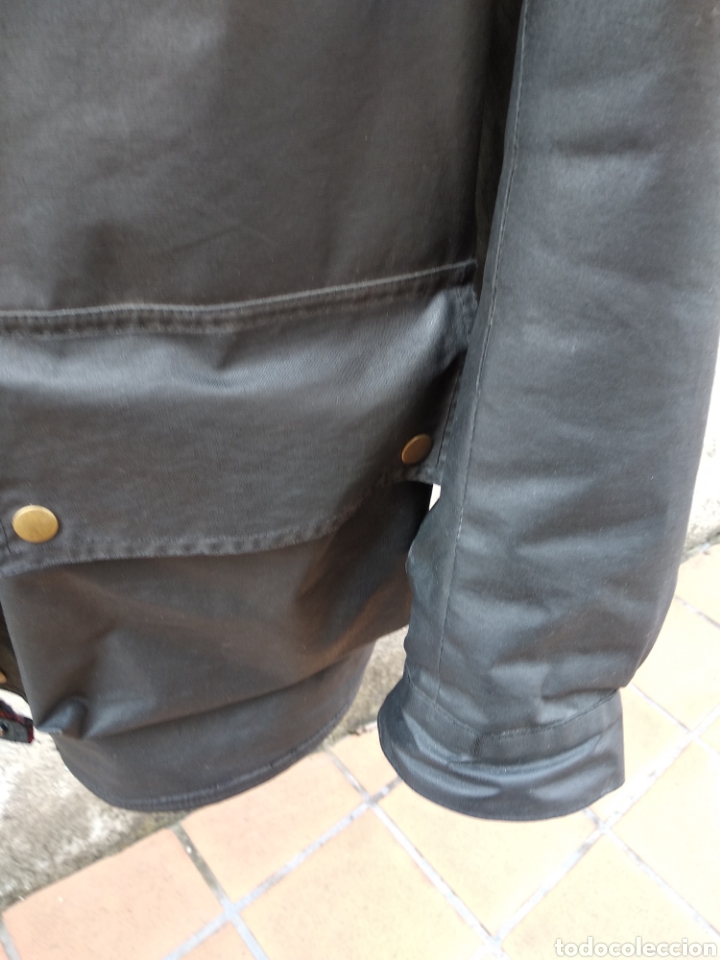 Coleccionismo deportivo: Chaqueta tipo Barbour encerada - Foto 3