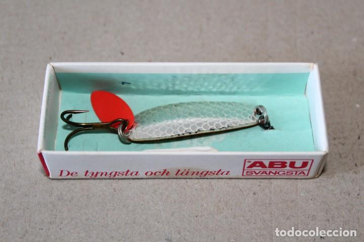 Collezionismo sportivo: ANTIGUO SE&Ntilde;UELO DE PESCA EN CAJA: ABU Mod SALAR 7 g - FABRICADO EN SUECIA (A&Ntilde;OS 60-70) - SIN USO